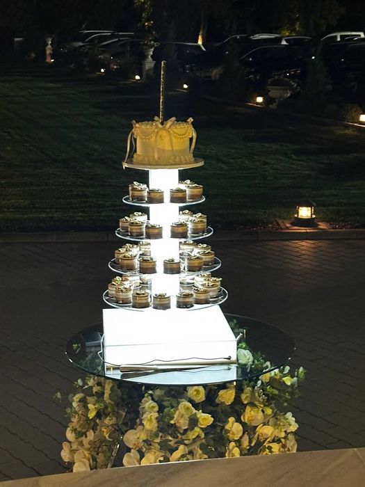 Suport candy bar, tort, tortul mirelui, shotturi(nunta,botez,etc)