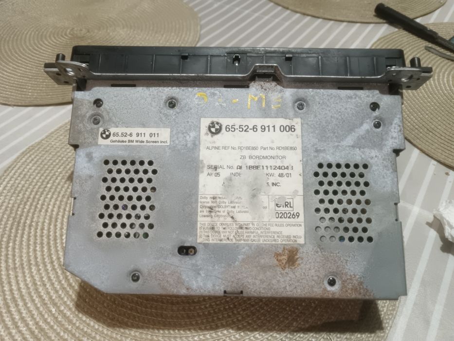 computer de bord bmw m3 e46: 65.52- 6 911 011
