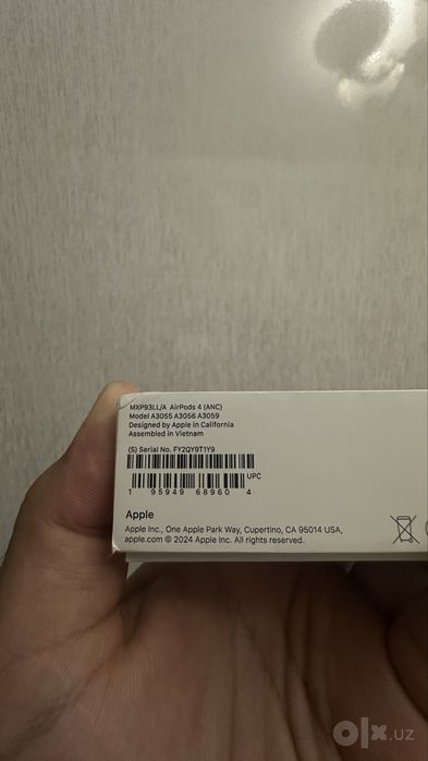 Airpods 4 ANC с активным шумоподавлением