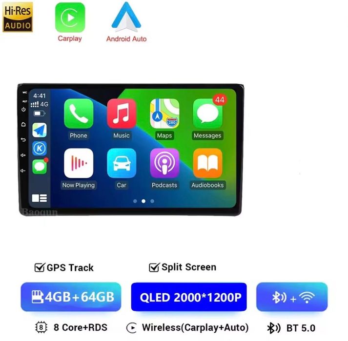 Navigatie Carplay & android Audi A4 B6 B7