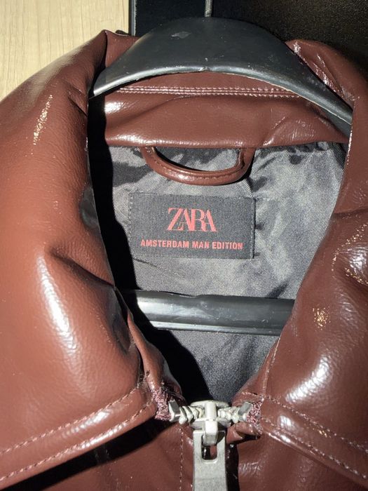 Мъжко кожено яке Бордо