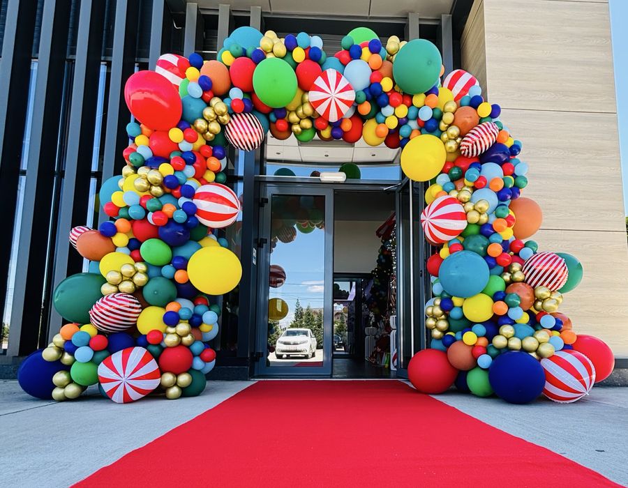 Aranjamet botez ,decor baloane
