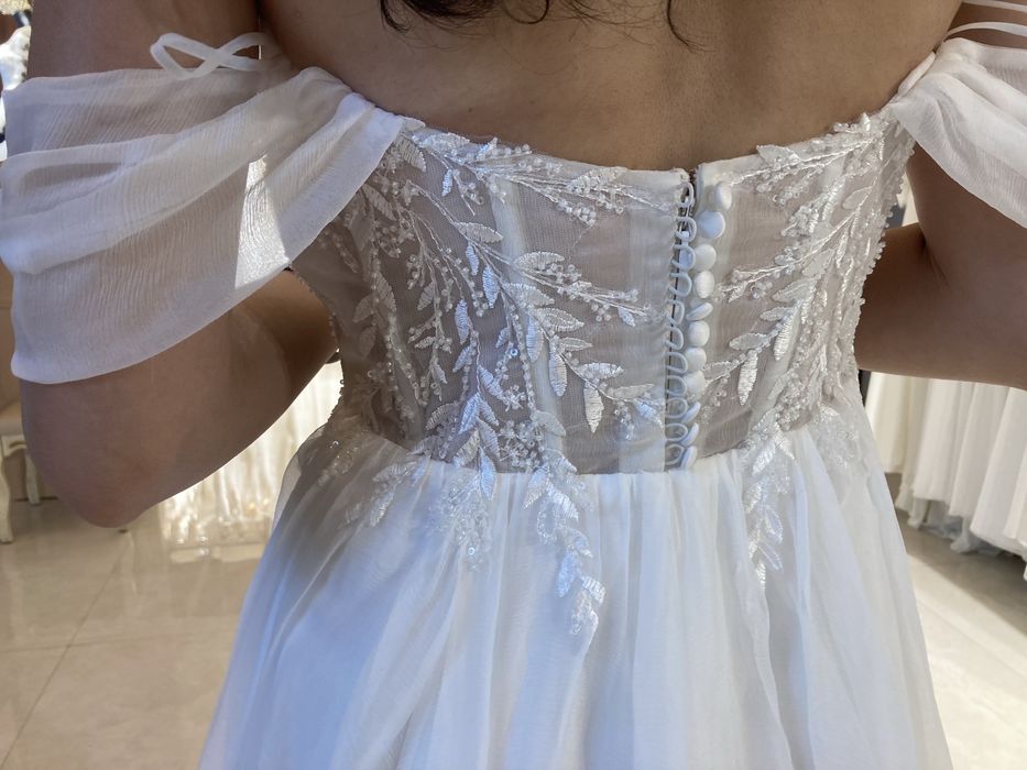 Rochie mireasa Doua Inimi DIVINE boho off white