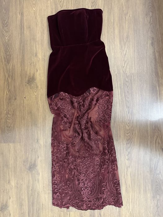 Rochie de seara burgundy