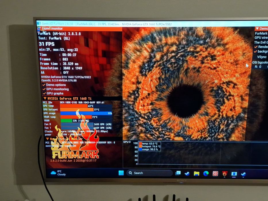 Placa video gaming gtx 1660ti 6gb