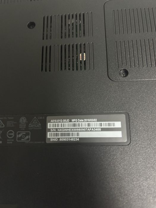 Laptop Acer Aspire 5
