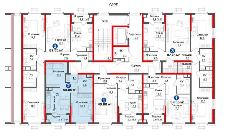 2-х км. квартира от элитного застройщика всего за 50.000$  (АА) 14