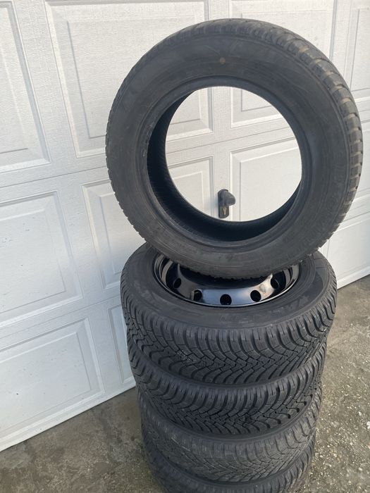 Jante logan ,anvelope 185 65 15 88T Falken dot 2021 iarna