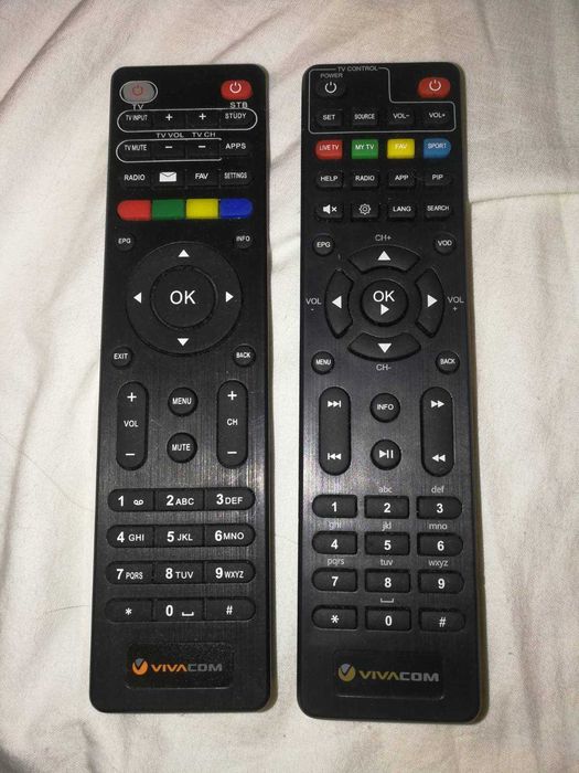 Дистанционно управление за цифрова телевизия Виваком