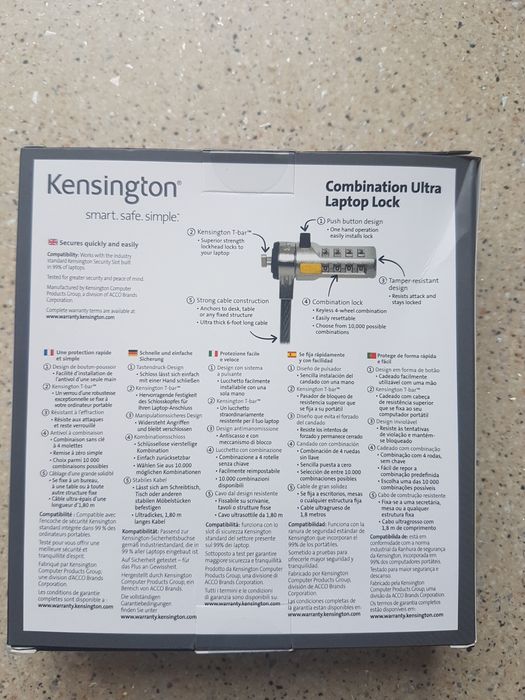 Antifurt laptop Kensington