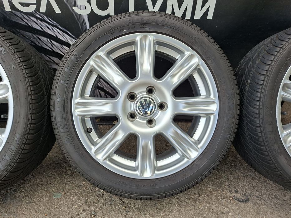 17" 5X112mm VW BBS, 5х112мм Фолксваген + 225/45/17 Летни гуми