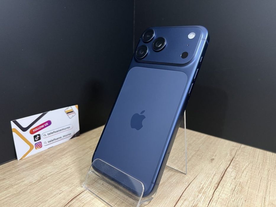 Iphone 17 Pro Max 256Gb Deep Blue Second-Hand Ca nou 3 ani garanție, T