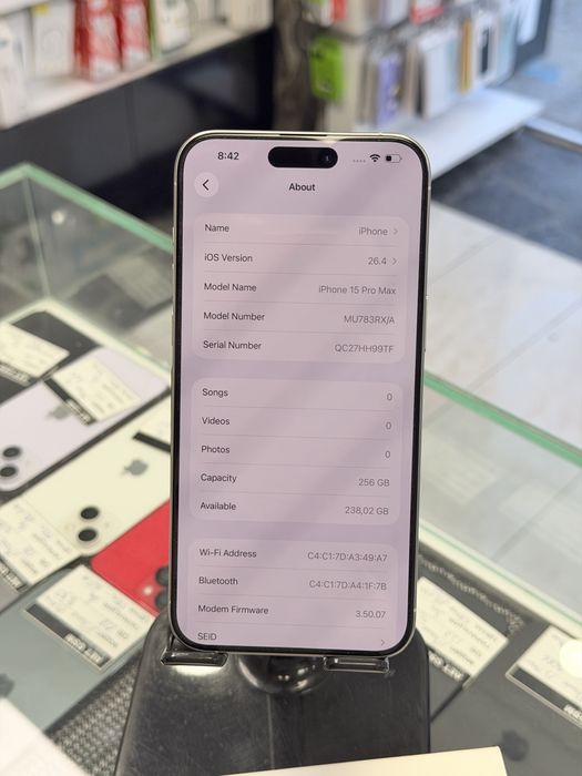 Apple iPhone 15 Pro Max 256GB White