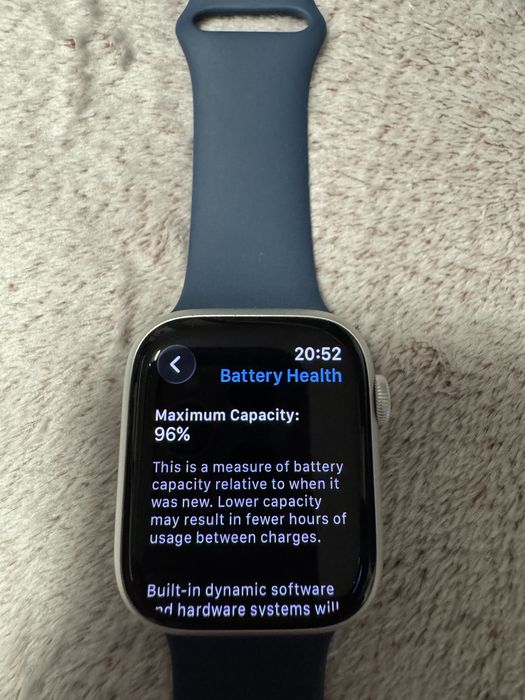 Vand Apple watch  seria 9 argintiu Gps 45 mm