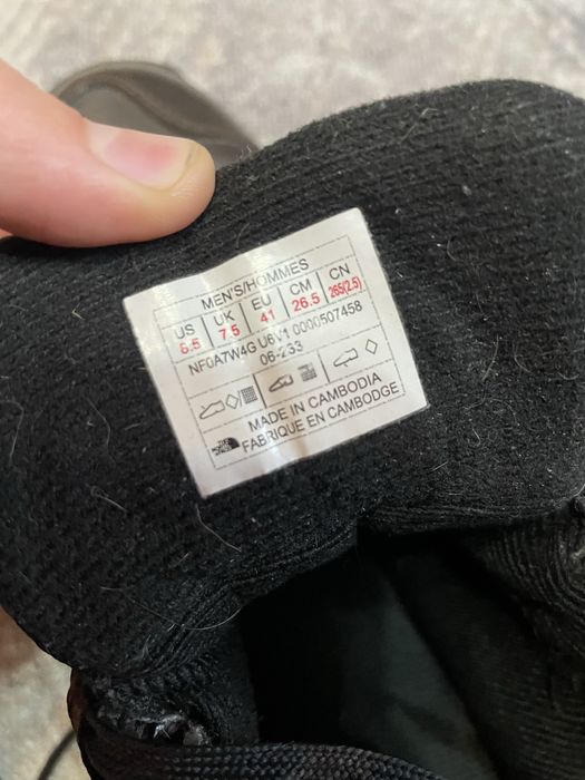 Ботинки The north face оригинал