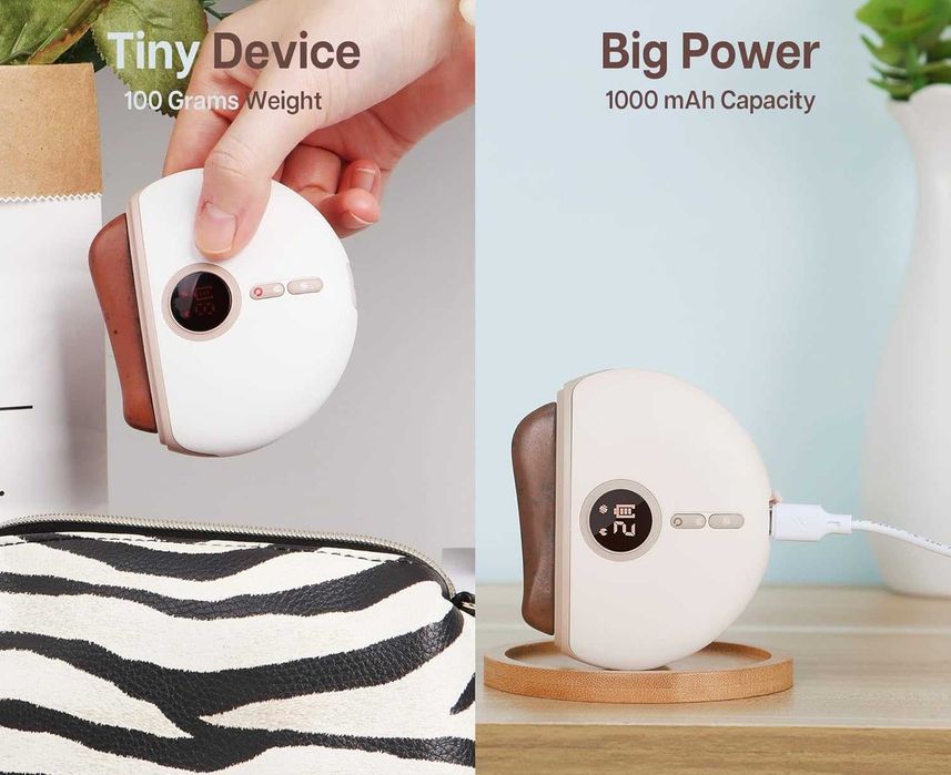 VRAIKO Lux електрически гуаша масажор с топлина и вибрация