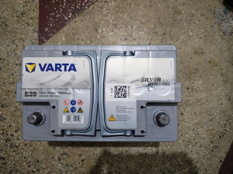 Baterie auto Varta 70Ah AGM start stop import.