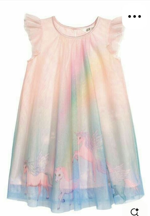 Rochie unicorn hm  9-10 ani