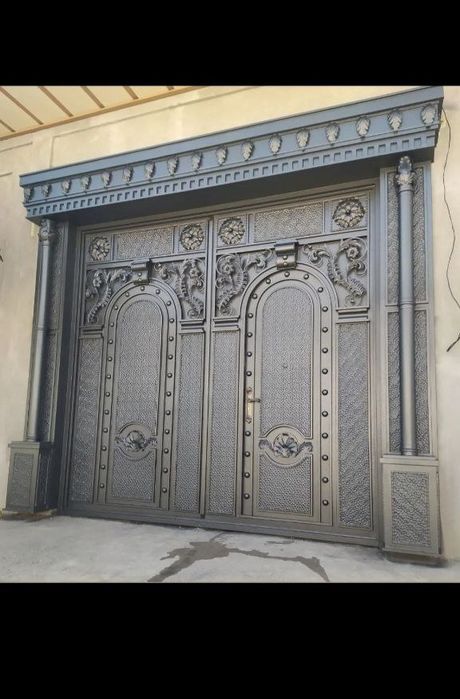 Darvoza TEMIR ESHIK Rishotka panjara Svarka xizmati Kraska sepish xizm