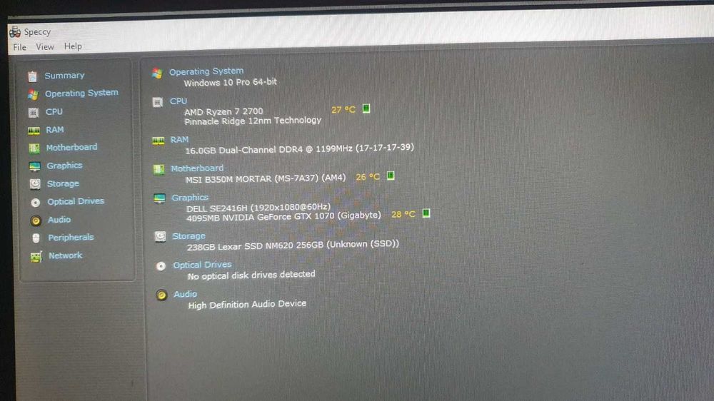 Sistem Gaming Ryzen 7 2700