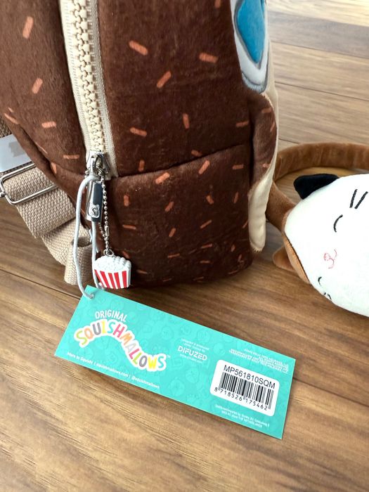 Детска раница и меки слушалки Squishmallows нов