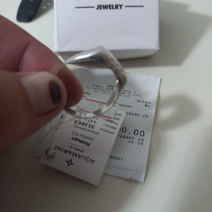 Продам серебряное кольцо.  Цена 10 000 тг.