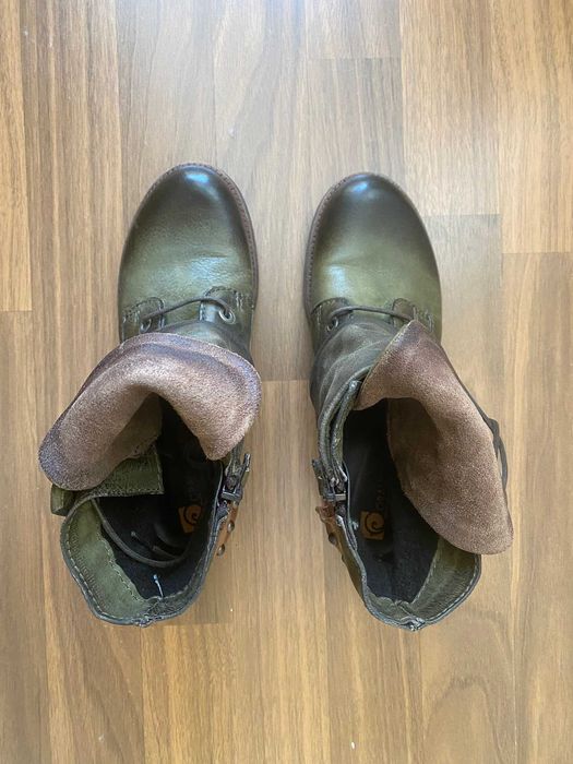 Боти естествена кожа Orange Label