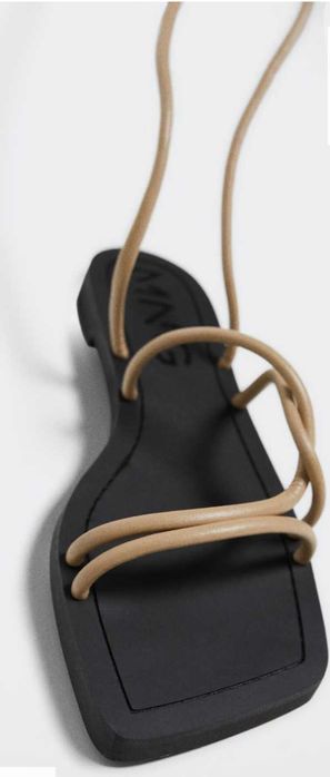 Sandale damă Mango mărimea 38, noi, cu bretele încrucișate