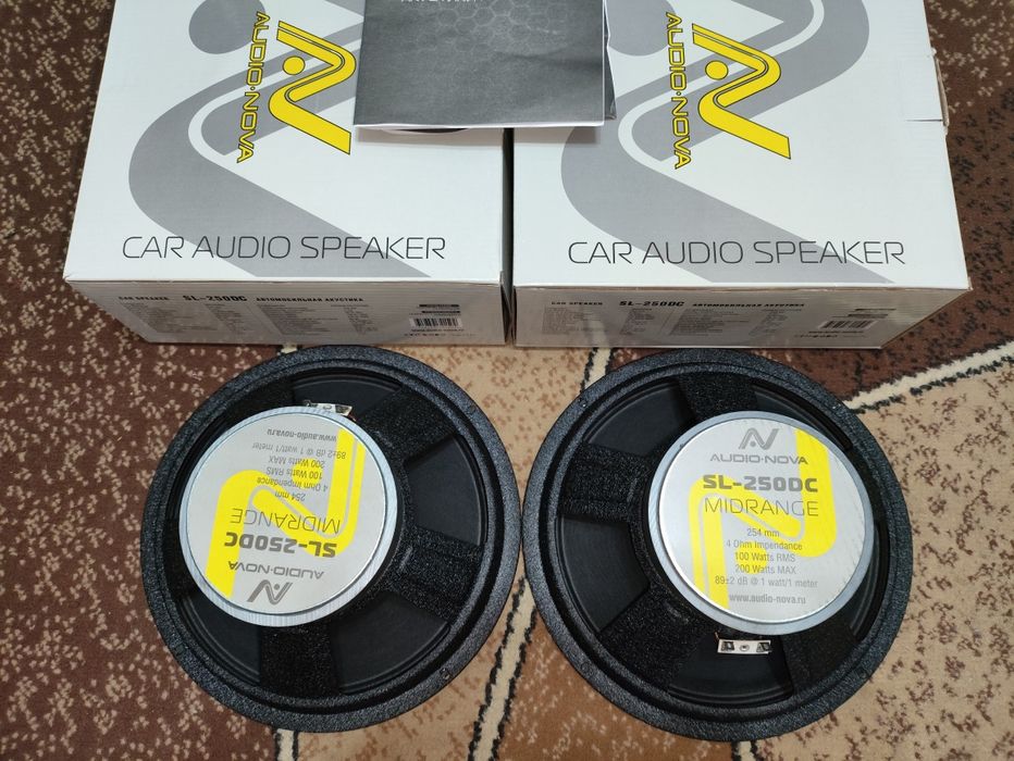 25 см Эстрадные Динамики. 2шт Новые