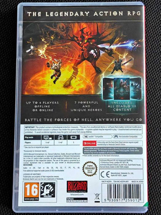 Diablo 3 Eternal Collection | Sega Mega Drive Classics | Monster Hunter Generations Ultimate [Nintendo Switch]
