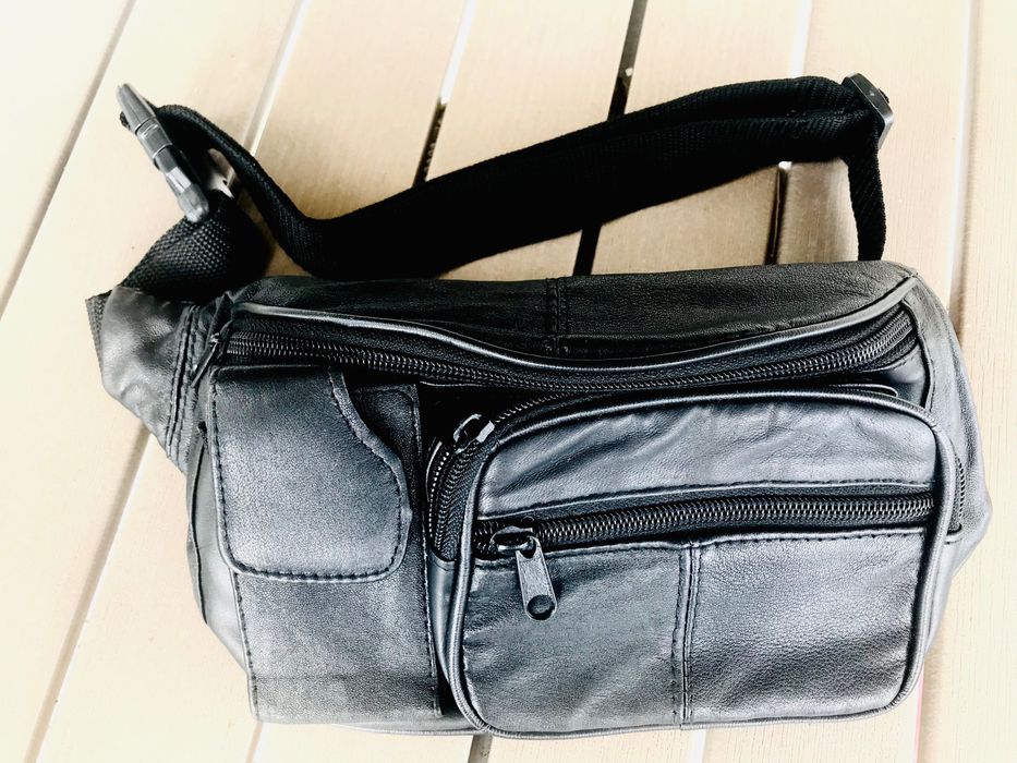 Кожено портмоне за кръста - ново