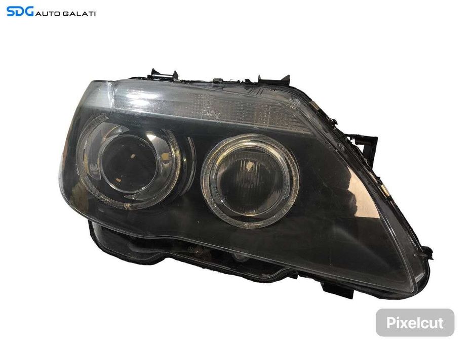 Far Dreapta cu Lupa Xenon si Droser Complet EUROPA BMW Seria 7 E65 E66 Facelift FL 2005 - 2008 Cod 6937242 6907488 [LS0336]