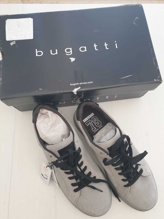 Нови мъжки велурени сникърси Bugatti.