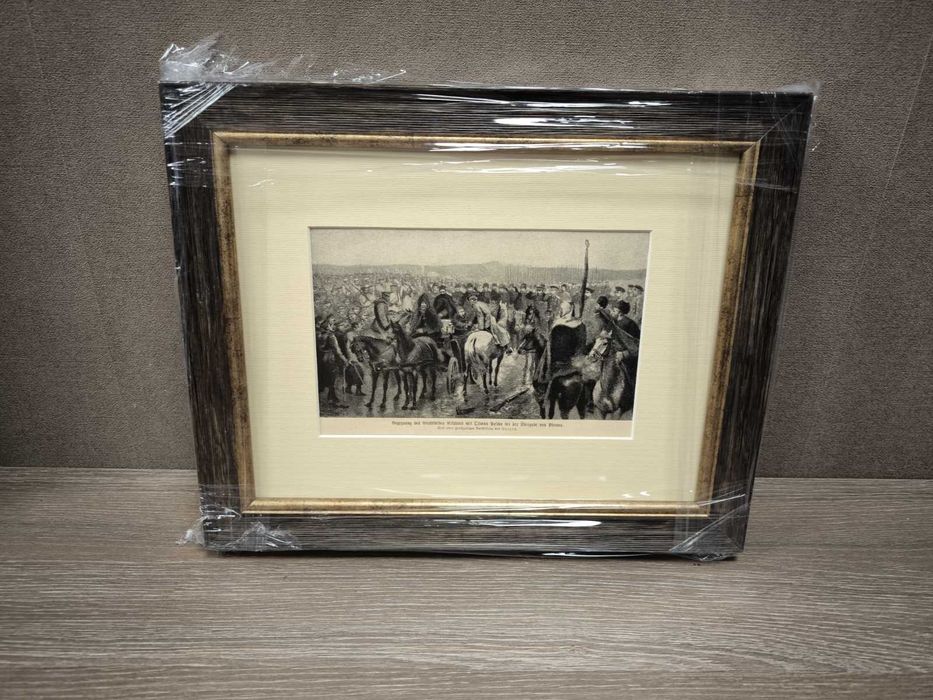 Продавам литография антикварна " Предаването на Плевен "