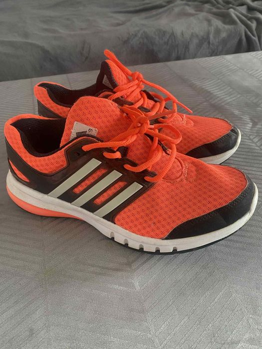 Adidas маратонки - оранжеви/черни, номер 39.5, използвани