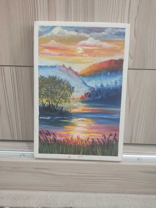 Продам картина нарисовано маслом свое произведение