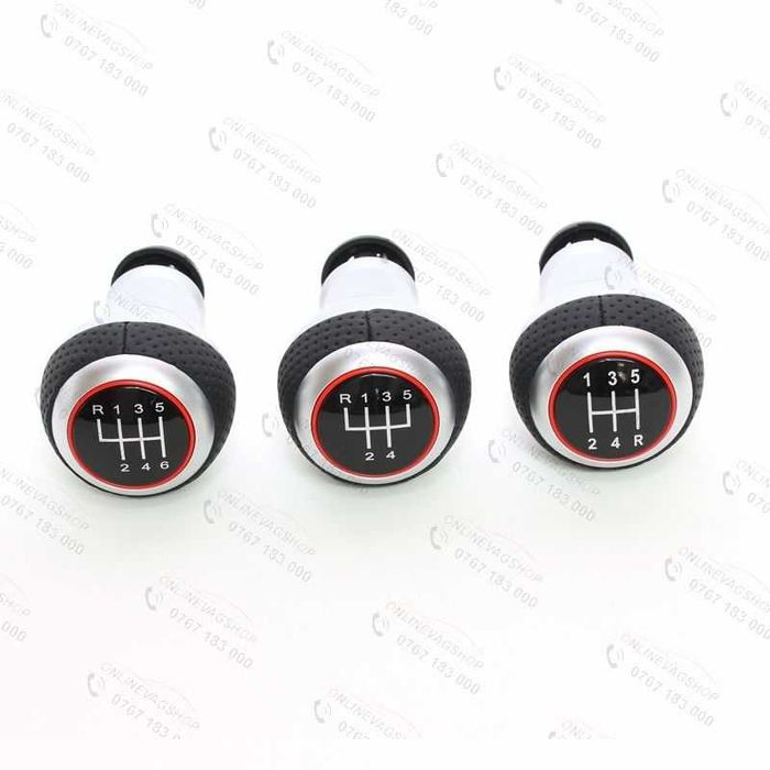 Nuca schimbator piele perforata S-line pt Audi TT, A3, A4 ,A5,A6,Q5