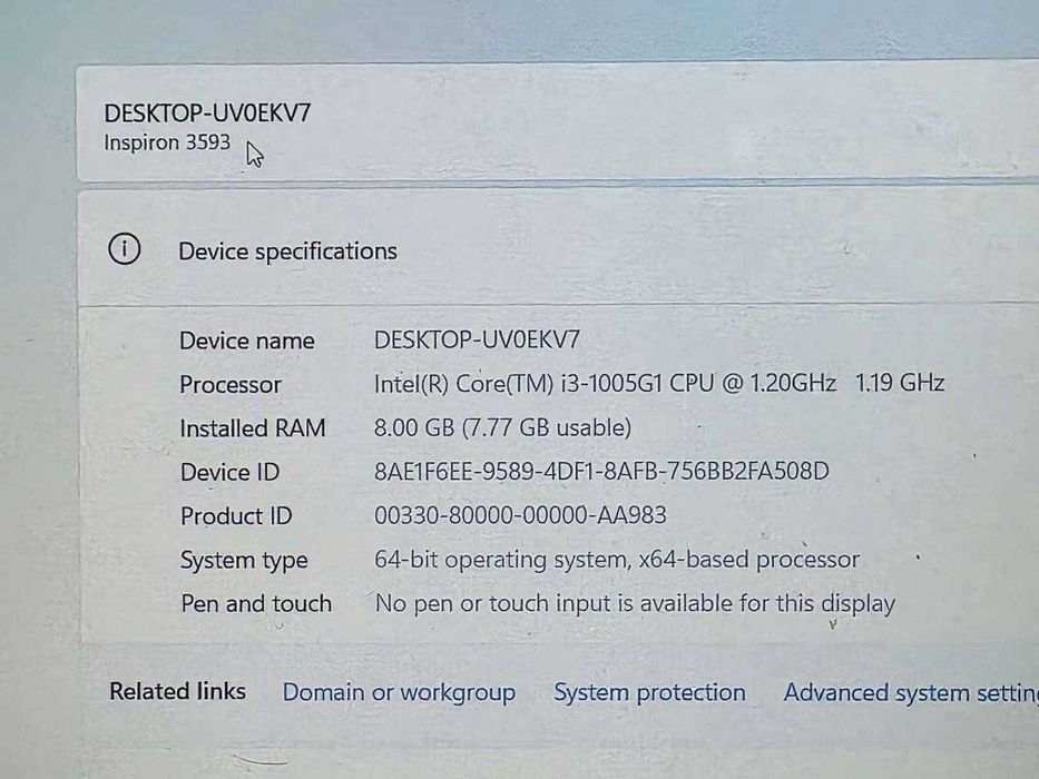 Dell Inspiron 3593 - KLI.ro