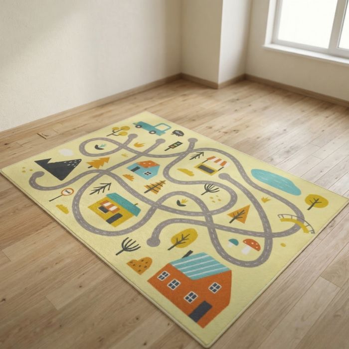 Детски килим за игра 120х160см - противоплъзгащ и миещ се

Цена 1брой