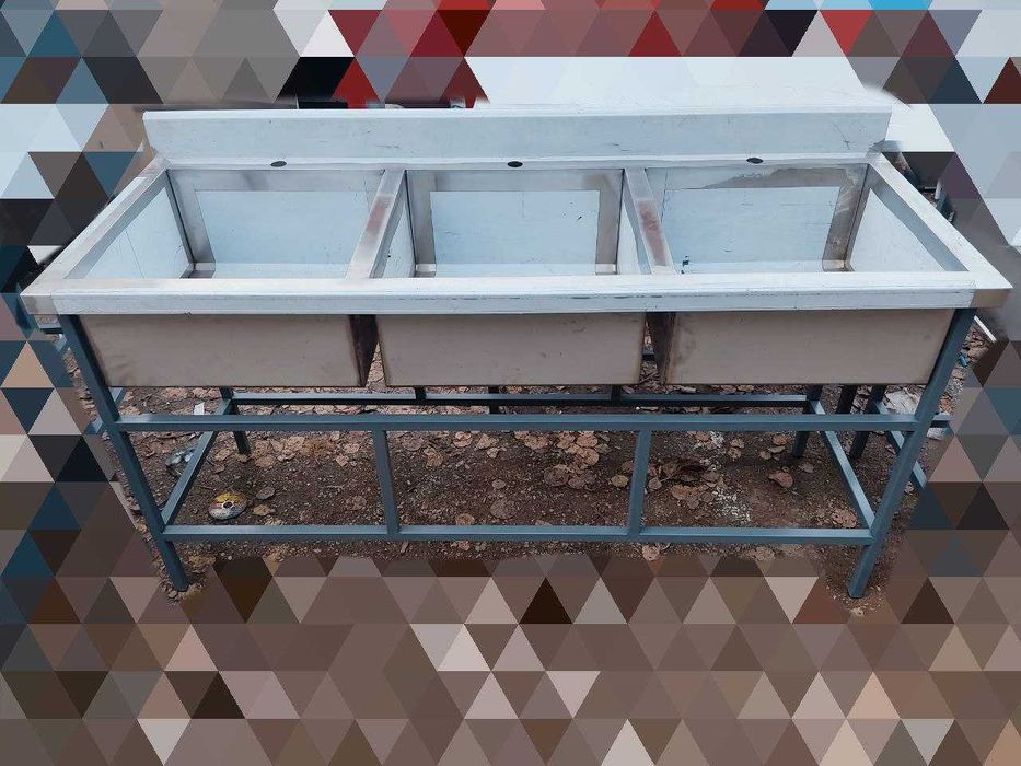 Мойка моечная ванна moyka нержавейка nerjaveyka кафе oshxona стол stol