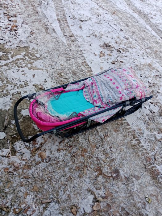 Продам санки на колёсиках