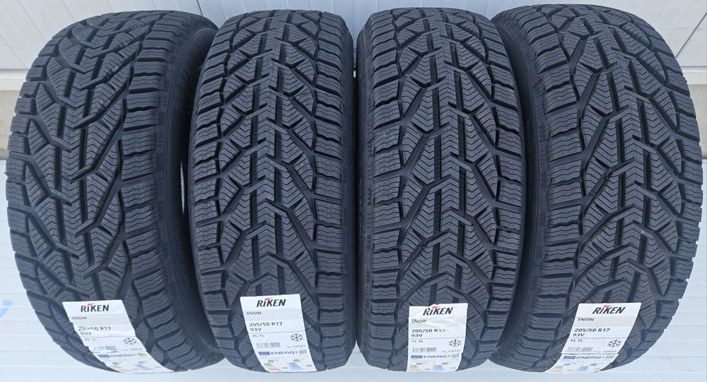 205/50 R17, 93V XL, RIKEN (by Michelin), Anvelope iarna M+S Protecție janta