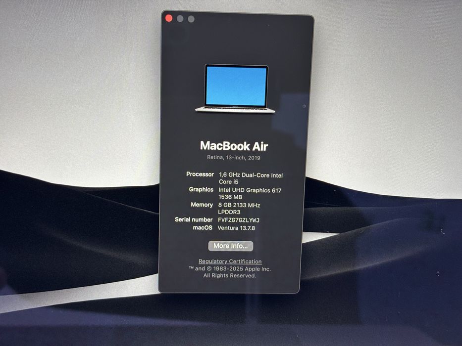 Macbook Air 13 2019
