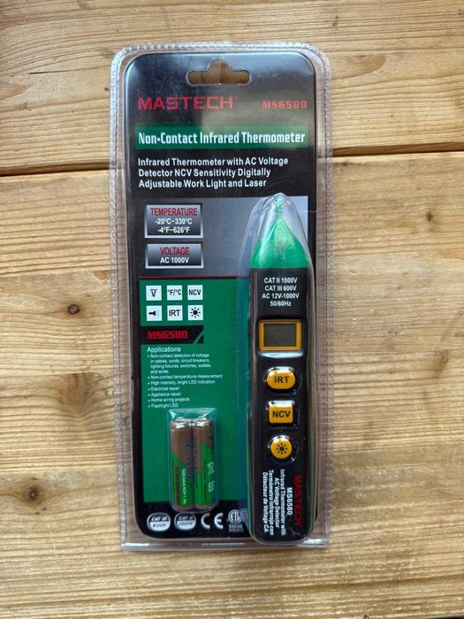 Termometrul si detector cu infraroșu fără contact Mastech MS6580