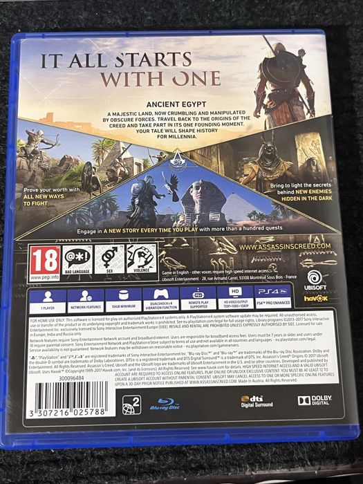 Joc Assassin's Creed Origins PS4 - Stare Excelentă
