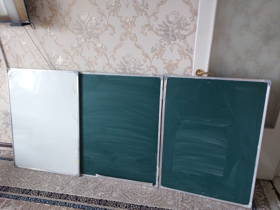 Школьная доска двух стороной  Мактаб,офисга укув марказларига