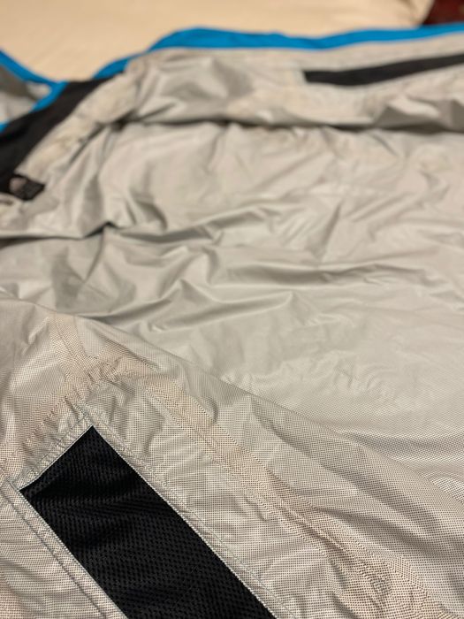 Синя ветровка adidas унисекс мъжка дамска