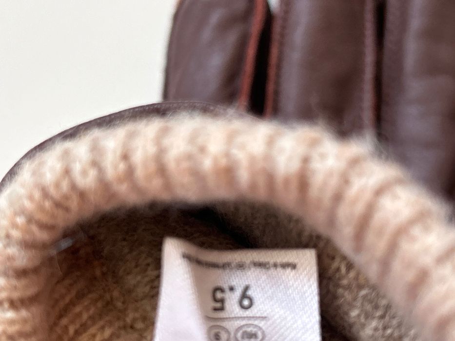 Топли кожени мъжки ръкавици