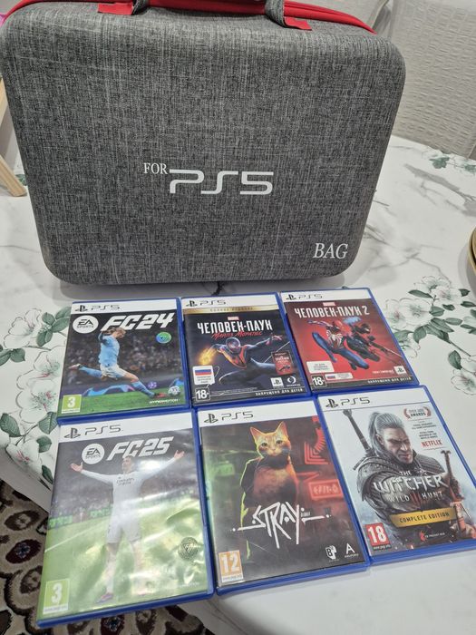 Диск и чехол на Playstation 5