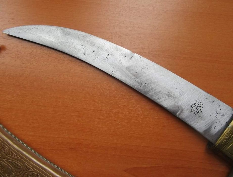 Стар Голям Автентиченв нож джамбия кумая ханджар